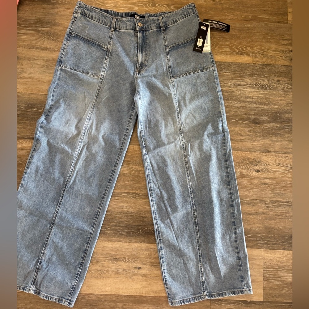 NWT Madden NYC Women's Loose Fit Jeans Sz XXL - Picture 6 of 10